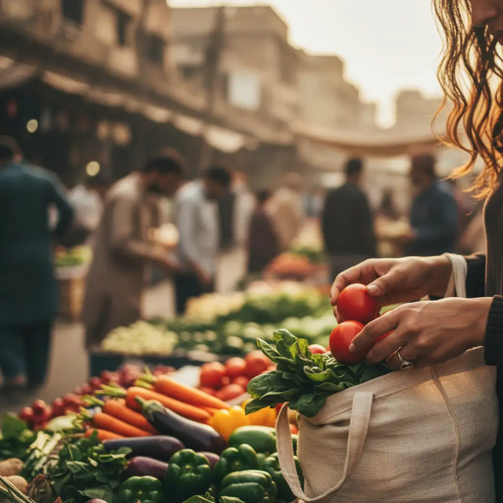 مضافاتی کینیا میں عوامی نقل و حمل کی چال کے طور پر ماتوٹو میں سائیکل سفر کا منظر