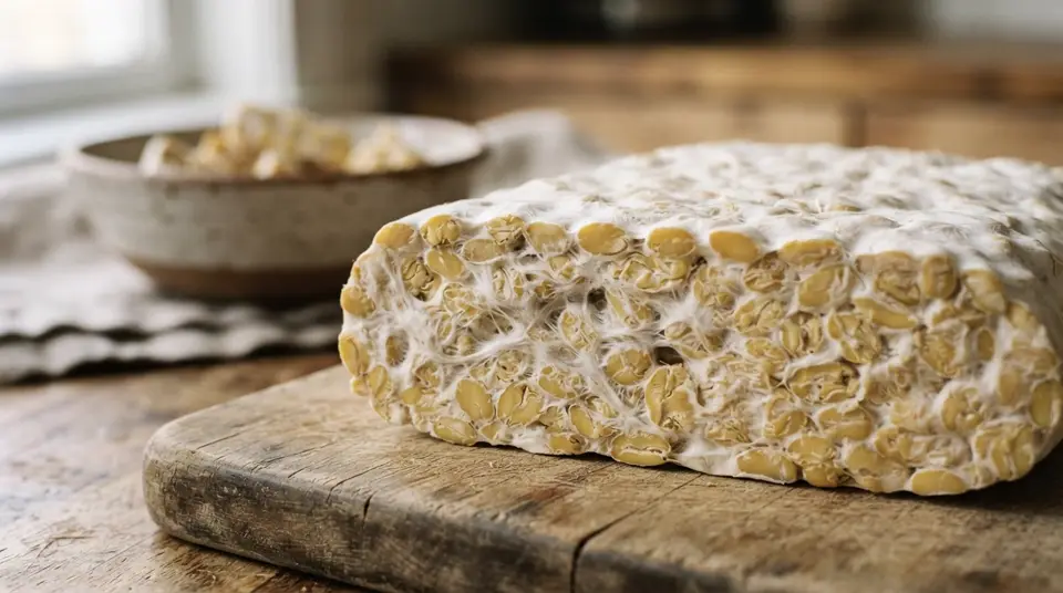 Hidangan protein nabati dari mycoprotein dan daging miselium yang disajikan dengan cepat