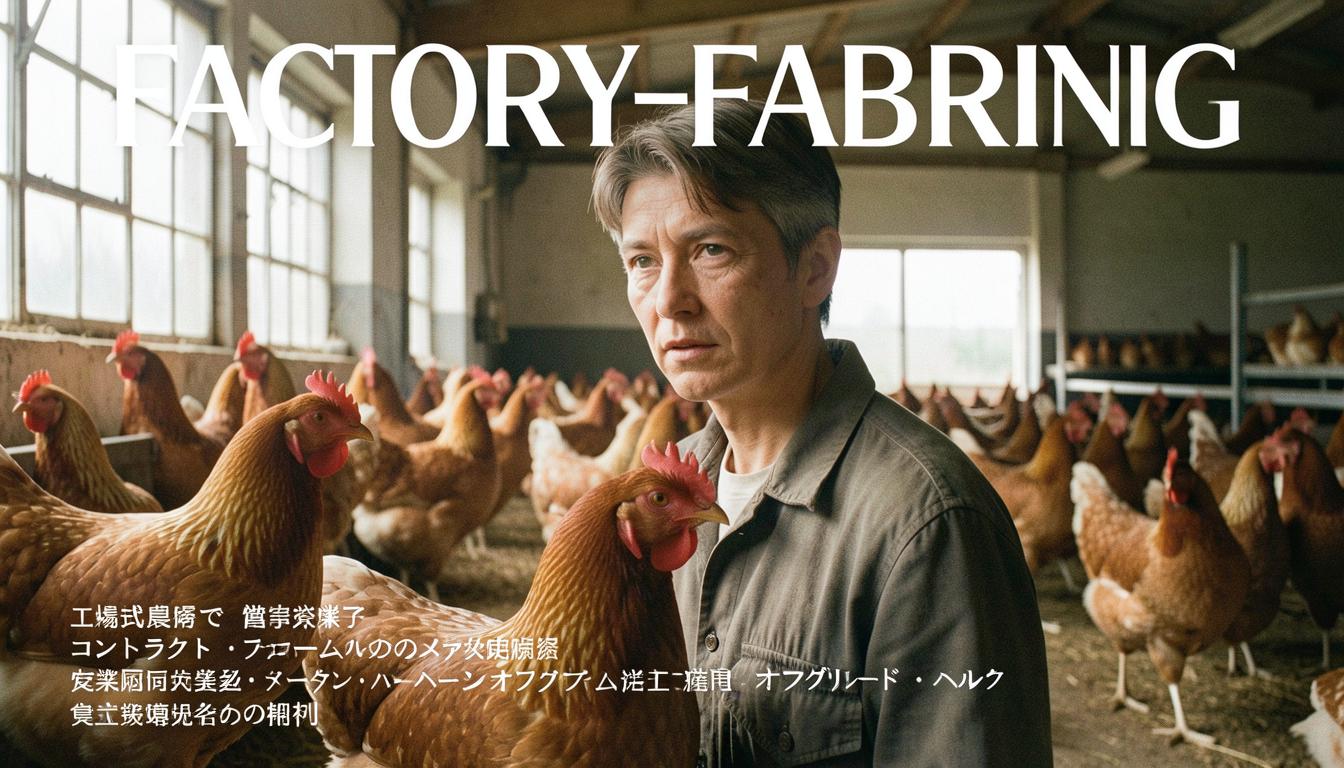 コントラクト・チキン・ファームでの鶏の飼育状況