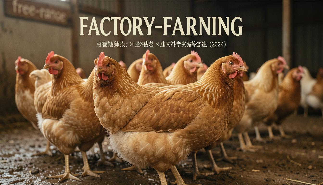 A group of spent hens with dull feathers and weary eyes in a muddy barn, illustrating the reality behind industry marketing claims about their fate.