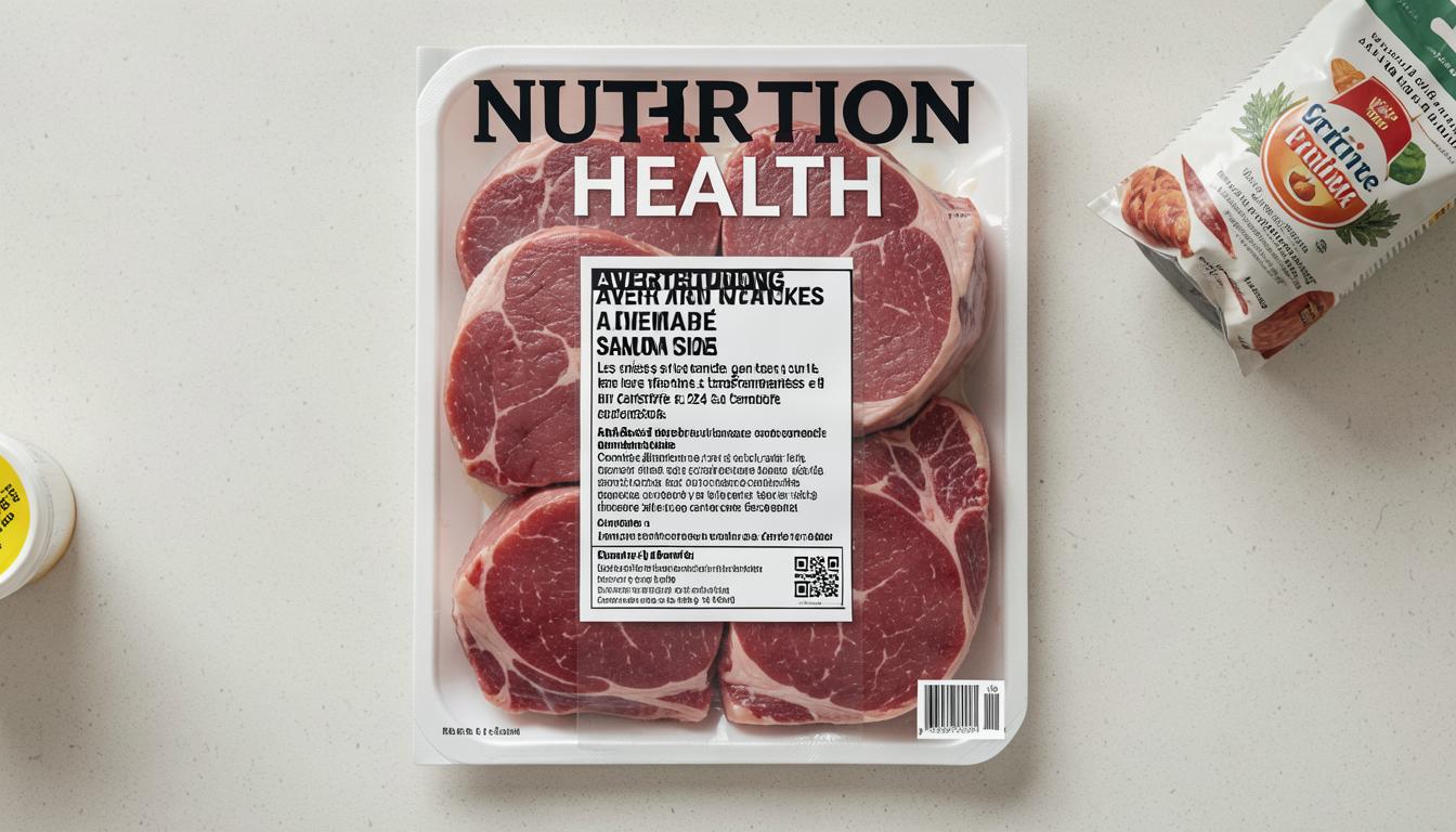 Avertissement sur les viandes transformées dans un supermarché canadien
