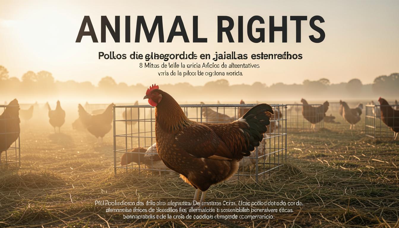 Pollos de engorde en jaulas estrechas: ¿Cuál es la realidad detrás de la industria avícola?