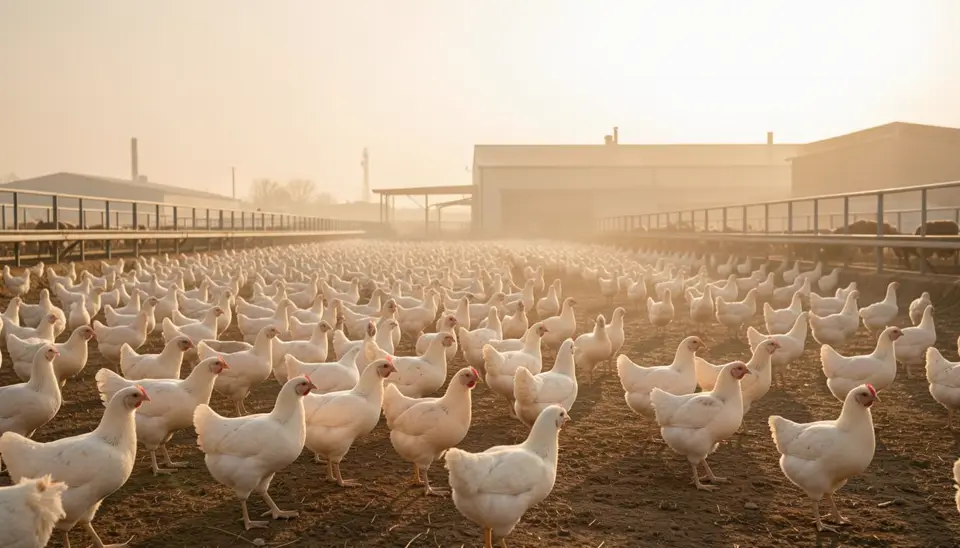 قفس‌های توده‌ای برای نگهداری گاوچهٔ باردار در صنعت تولید گوشت