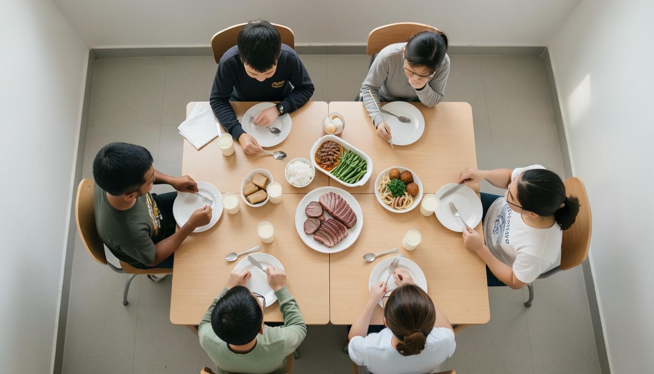 Bữa trưa học đường với sữa và thịt tài trợ từ ngành chăn nuôi công nghiệp năm 2025