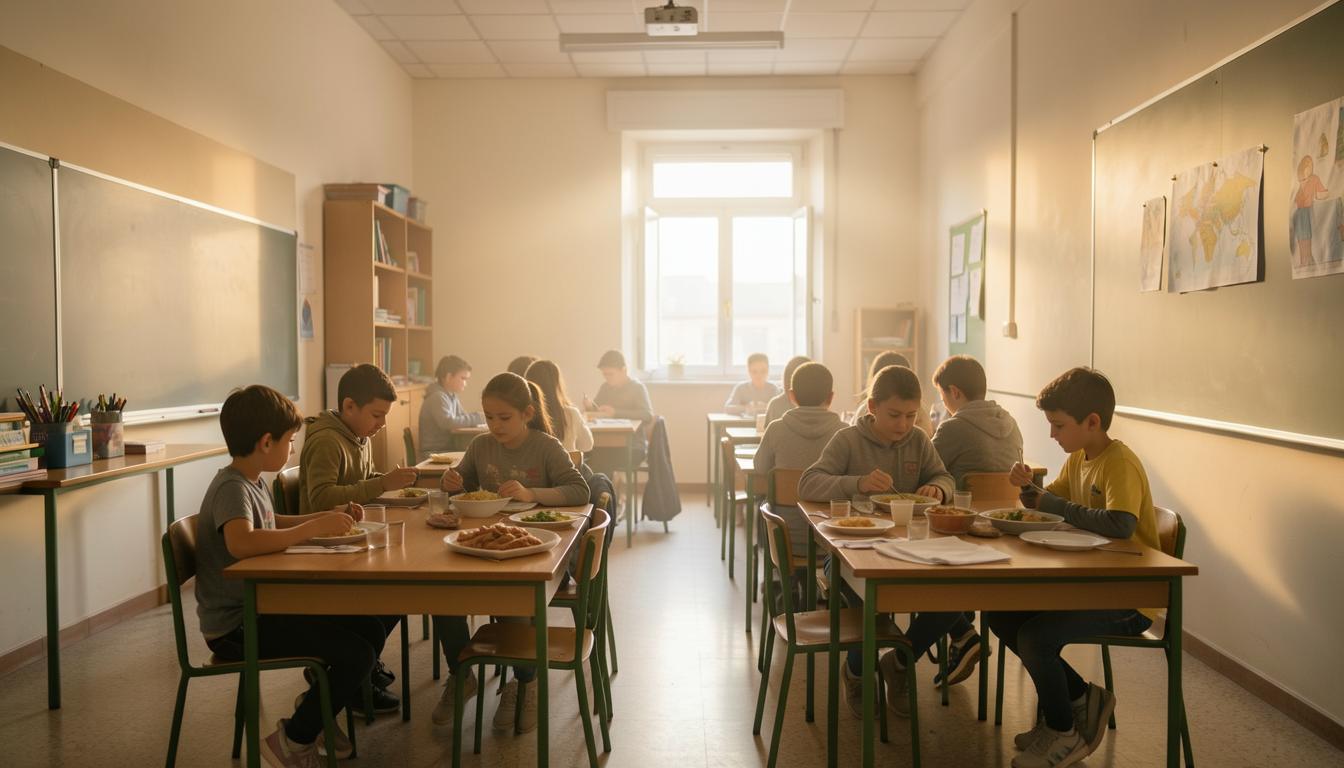 Pasto scolastico vegano in Italia