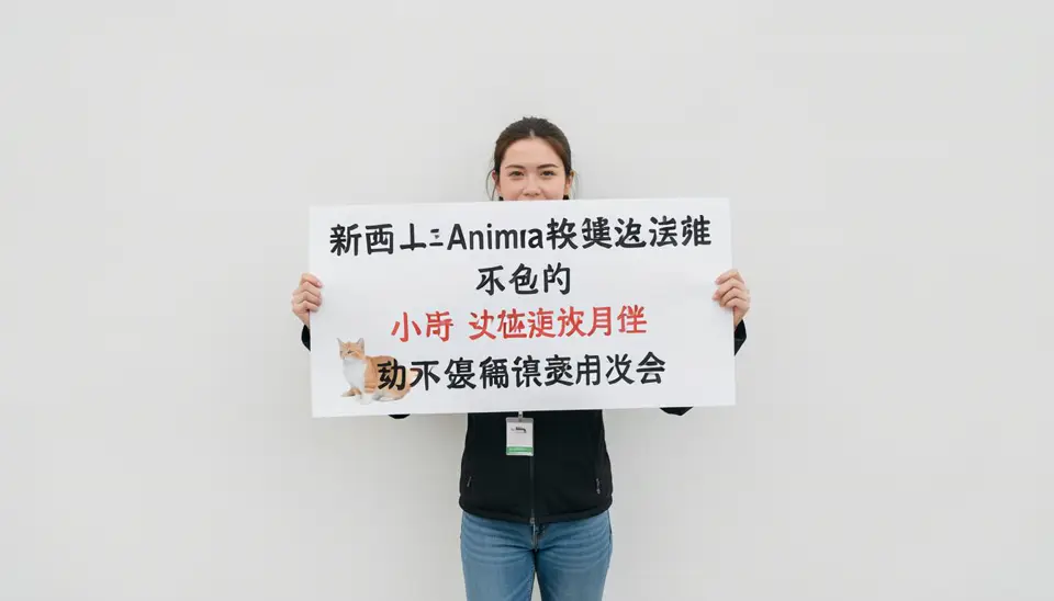 新西兰动物保护活动者在示威