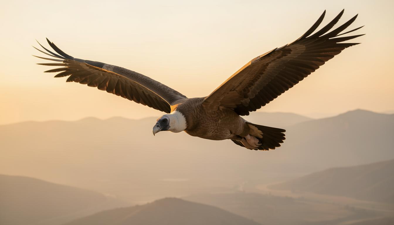 California condor in flight, showcasing its unique appearance and freedom.