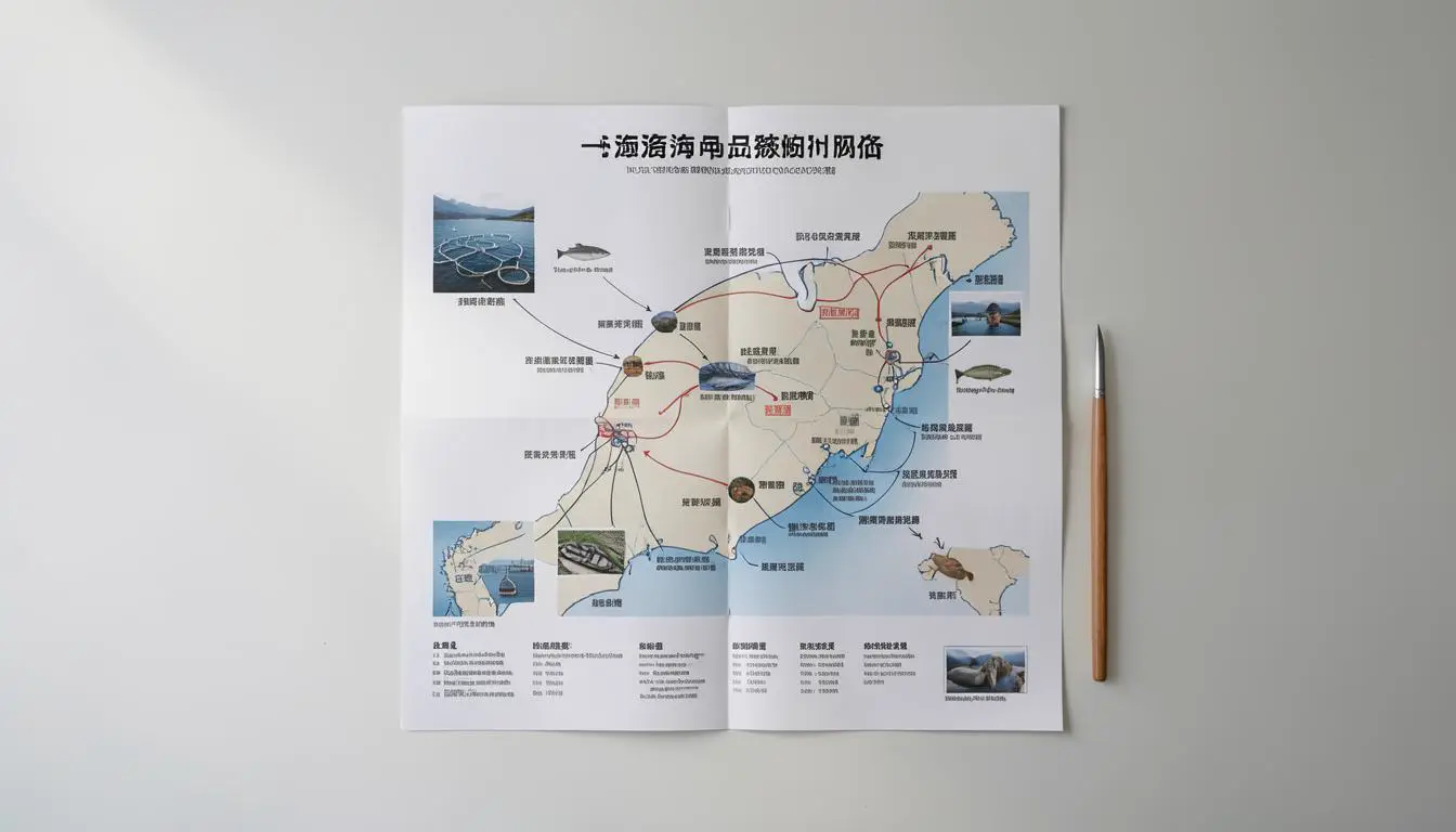 挪威海产品供应链地图,从养殖到零售的各个环节