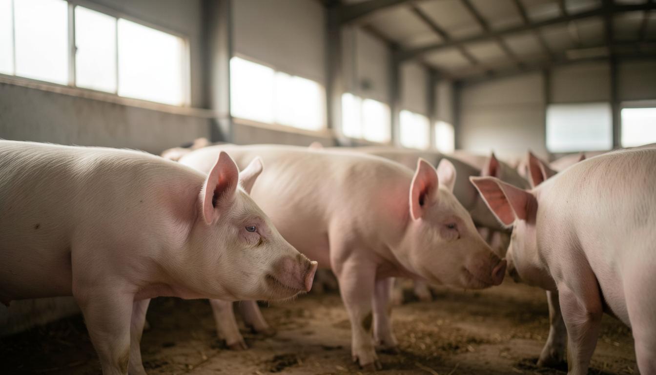 Trang trại heo công nghiệp Mỹ nơi heo nái loại thải (cull sows) được vận chuyển đến lò mổ, minh họa cho tác động công bằng môi trường.
