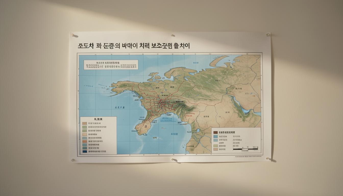 소도시와 농촌의 바다이 치료 보조금 차이 지도를 보여주는 강연자